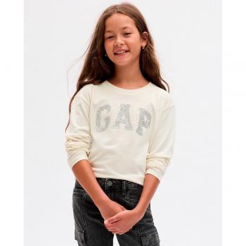 Camiseta de Niña Manga Larga con Estampado Gap