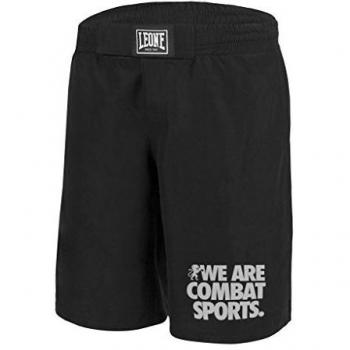 Leone 1947 ab795 pantalones cortos de mma unisex z adulto negro l