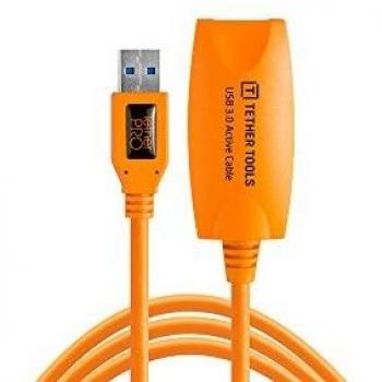 Tether tools tetherpro usb 30active extension usb cable 5m orange cu3017