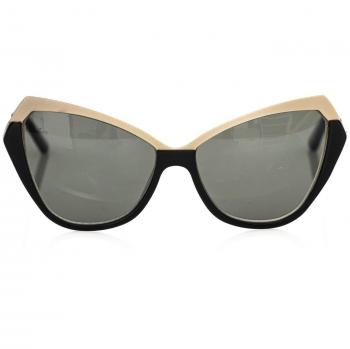 Frankie Morello Chic Bicolor Cat Eye Sunglasses
