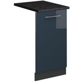 Panel Frontal para Lavavajillas Fame-Line, 45 cm, Azul Oscuro Brillante/Antracita
