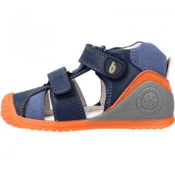 Sandalias Niño Biomecanics Modelo 212143 Color Azul Ocean