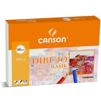 Canson Dibujo Basik Recuadro, Paquete 32,5x46 cm 250 Hojas 130g