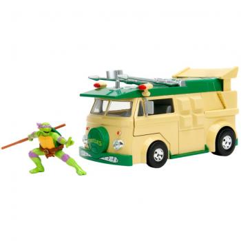 TMNT 1:24 Diecast Party Wagon with Donatello Figure