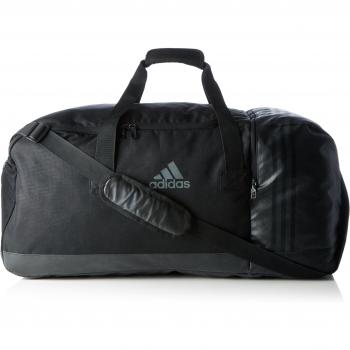 adidas 3S PER TB L - Bolso unisex, color Negro / Gris -