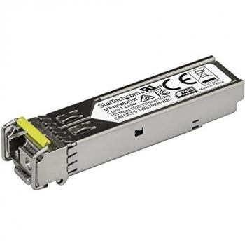 StarTech.com 100BASE-BX Downstream SFP Transceiver Module, 100 Mbps, 10 km, MSA Compliant Fiber SFP