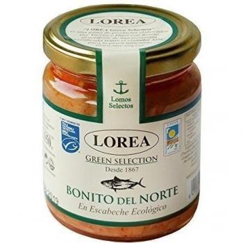 Lorea Gourmet - Bonito del Norte en Escabeche Ecológico. Tarro 225g.