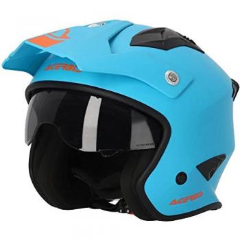 Acerbis Casco Jet Aria 2023 Solid Baby Blue M