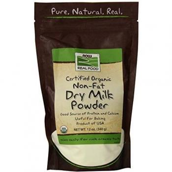Non-Fat Dry Milk Organic, 12 oz by Now Foods