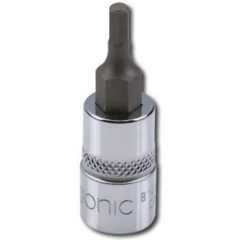 Enchufe 1/4 HEX SONIC 8143709 - Cubos insertables de alta calidad, fabricados en acero aleado, con un acabado mate para mayor durabilidad y resistencia al desgaste. Diseño compacto que permite un fácil