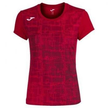 Joma Elite VIII Women's Short Sleeve T-Shirt Red