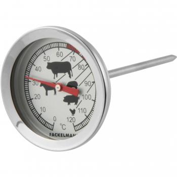 Fackelmann asados, termómetro para Alimentos, Acero Inoxidable, ø5,2x11,5cm