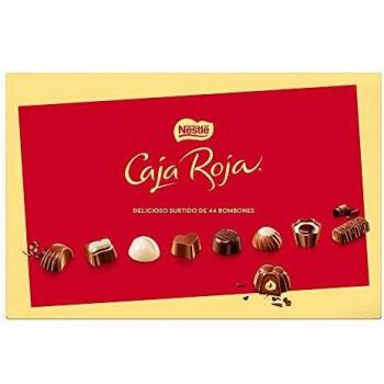 Nestlé Caja Roja Bombones de Chocolate - Estuche de bombones 400 gr