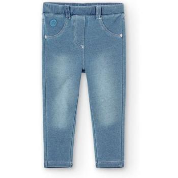 Pantalón felpa denim de bebé niña negro - Boboli 290001 BLEACH