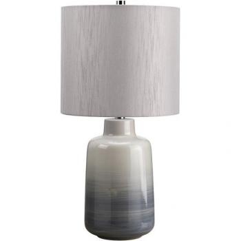 Lámpara de mesa pequeña Bacari Azul y Gris 61 cm E27