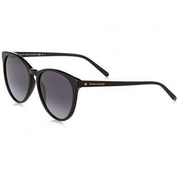 TOMMY HILFIGER Women's TH 1724/S sunglasses, BLACK, 56