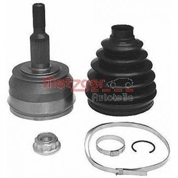 Kit de Giunti Semiasse METZGER 7110129 - Juego de Articulación para Árbol de Transmisión del Eje Delantero, Compatible con Volkswagen Transporter 5 Bus