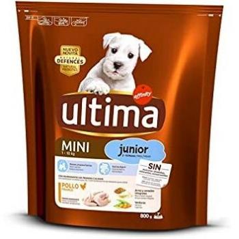Ultima Pienso para Perros Mini Junior con Pollo - 800 gr