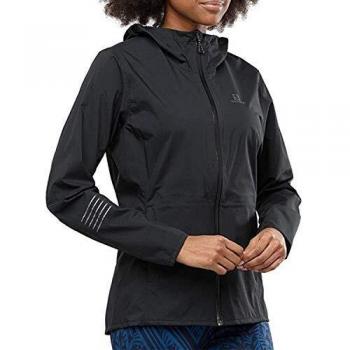 SALOMON Lightning Chaqueta, Mujer, Black, 2XL