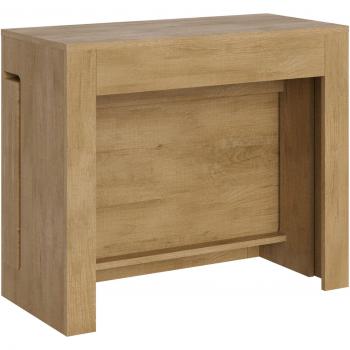 Consola extensible 90x42/302 cm Evolve Roble Natural