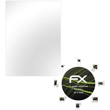 atFoliX Protección de Pantalla Sharp UP-V 5500 Lámina protectora Espejo - FX-Mirror con efecto espejo