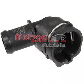 Brida de refrigerante METZGER 4010137 - Flange de líquido de refrigeración para motor