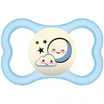 MAM Chupete Supreme Night Silicona +16 Meses Azul 1 Unidad