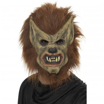 Smiffy'S 20301 Careta De Hombre Lobo Para La Cabeza, Marrón , color/modelo surtido
