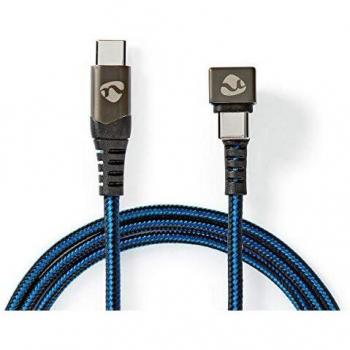 Cable USB 2.0 Tipo C Macho a Tipo C Macho, 480 Mbps, Dorado, 2.00 m, Trenzado