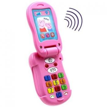 Peppa pig pp06tapa y aprender juguete de telefono electronico idioma ingles