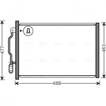 Condensador de aire acondicionado AVA COOLING MSA5605 PRASCO MSA5605
