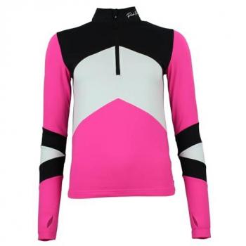 Peak Mountain Women's Long Sleeve 1st Skin Zip T-Shirt