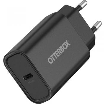 Cargador de Pared Otterbox 30W USB-C con Power Delivery, Carga Rápida y Diseño Robusto, Negro