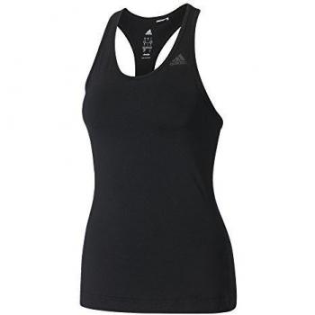 adidas D2M Tank Solid Camiseta sin Mangas, Negro
