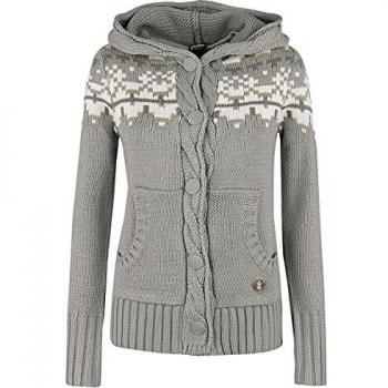 HARRY POTTER Hermine Mujer Cárdigan gris/beige XXL, 100% poliacrílico, Regular