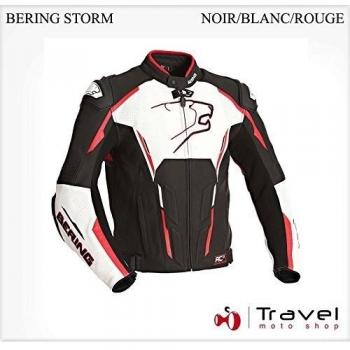 BERING-Cazadora Storm-R, color negro y blanco Negro y blanco XXXXL