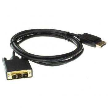 Adaptador de Cable DisplayPort a DVI 1.8m Negro