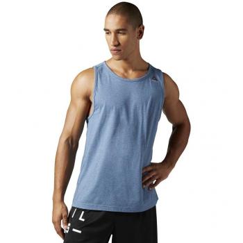 Reebok Lm Tank Camiseta de Tirantes, Hombre, Azul
