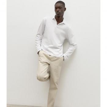Polo de hombre Ecoalf manga larga con logo