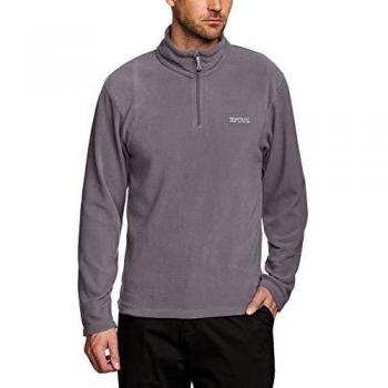 Regatta Men's Thompson Lightweight Half Zip Fleece Jacket - Iron - Size L