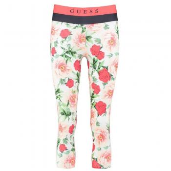 GUESS - Leggings - para Mujer Multi White Flower Medium