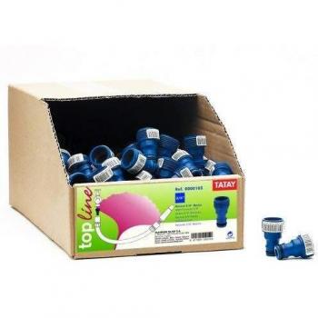 Tatay 0000102 - Conector Macho, 3/4, Color Azul, 3/4