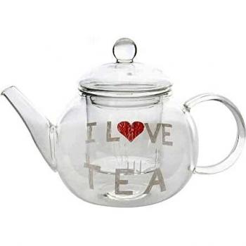 Tetera DKD Home Decor Transparente Vidrio de Borosilicato