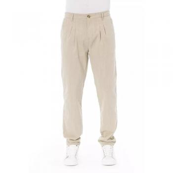 Baldinini Trend Beige Cotton Jeans & Pant - IT46 | S