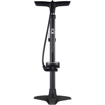 Crank Brothers Gem - Bomba de Suelo con Base Estampada, Color Negro