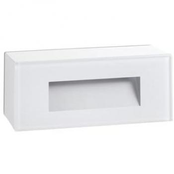 Aplique jardín empotrable Dardo LED blanco mate 1 bombilla