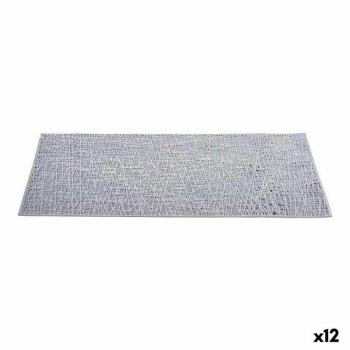 Salvamantel Plateado de Plástico (45 x 0,01 x 30 cm) - Paquete de 12 Unidades