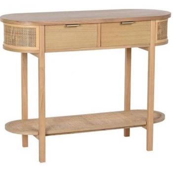 Consola DKD Home Decor Natural Ratán 100 x 38 x 78 cm