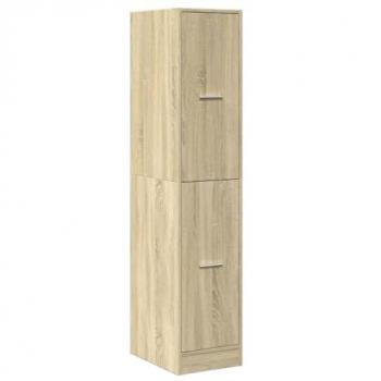 vidaXL Apothecary Cabinet Sonoma Oak 30x41x144.5 cm Engineered Wood