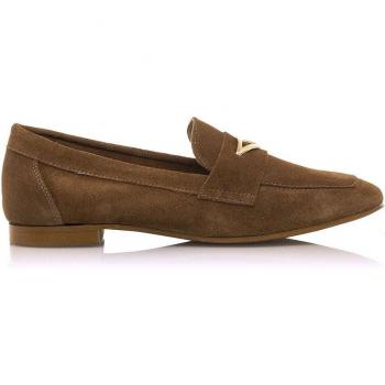 Zapatos planos de mujer estilo mocasín Mustang - Camille Marrón